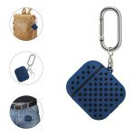 Wholesale Airpod (2 / 1) Honeycomb Mesh Sports Cover Skin for Airpod Charging Case (Blue Black)